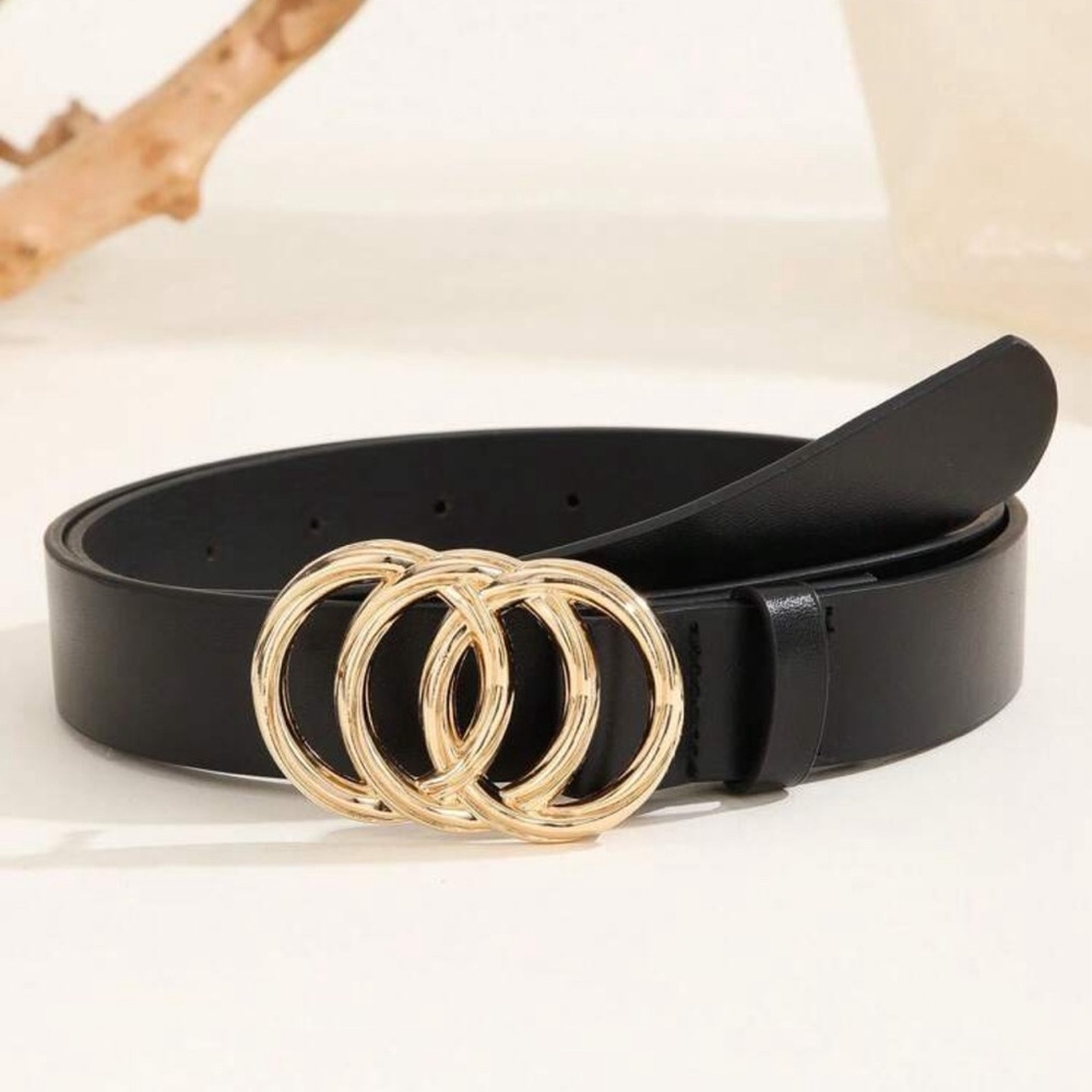 Pack of three Brown, Black , White belts